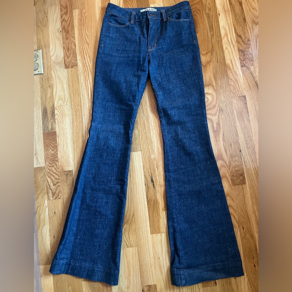 J Brand jeans, high rise, wide leg, size 27, excellent condition